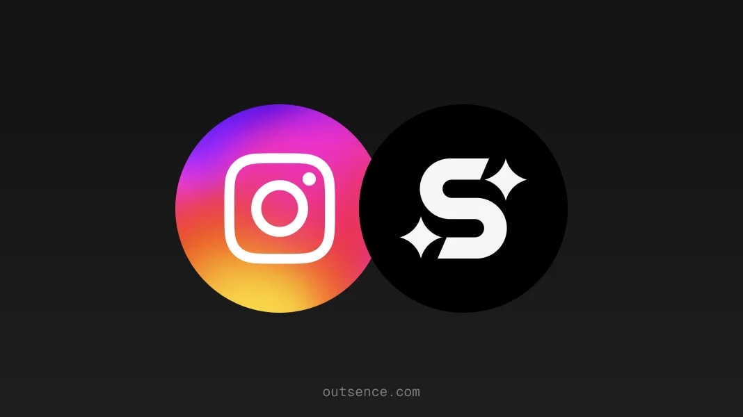 Two Instagram-style profile picture options from one selfie, one looser and one tighter, with the tighter version feeling more aligned with the account mood