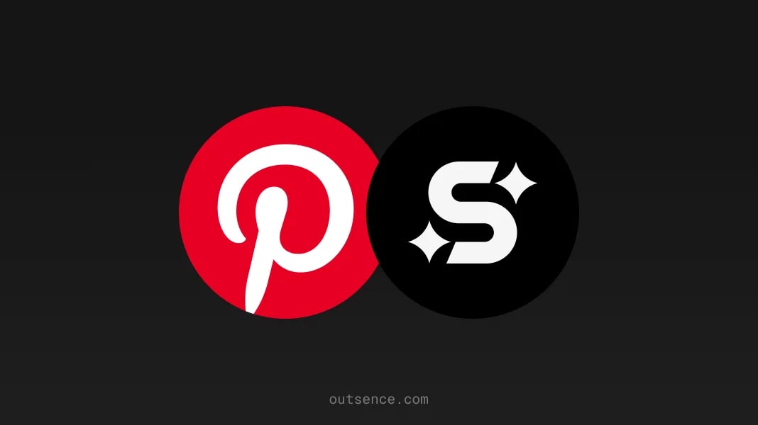 Two Pinterest-style profile picture versions from one photo, with one feeling more like a personal curator and the other more like a creator or brand profile