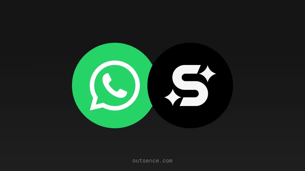 Two WhatsApp-style profile picture versions from one selfie, with one feeling more styled and the other feeling more familiar and contact-friendly